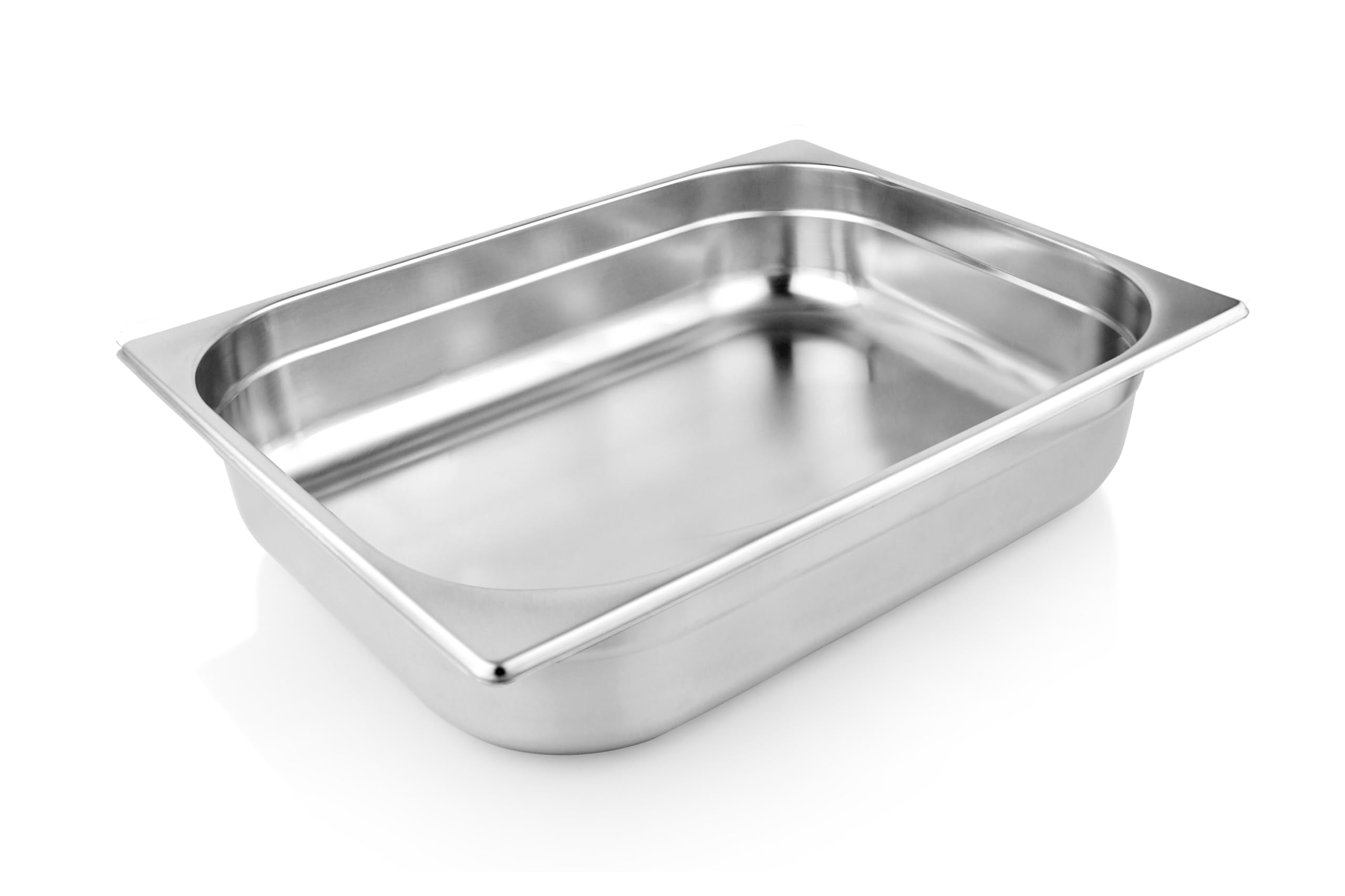 aro Chafing Dish Edelstahl, Twin Pack, 59.5 x 35.5 x 30 cm, 6 GN-Behälter (1x 9L, 2X 4L, 3X 2.5L), 2 Deckel, 4 Brennstoffbehälter, Silber, 2 Stück