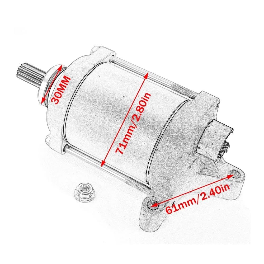 Motor Arrancador Para CBR600RR CBR600R CBR 600RR 600R CBR600 ABS 2012 2013 31200-MFJ-D01 31200-MFG-D01 Motor De Arranque Arranque