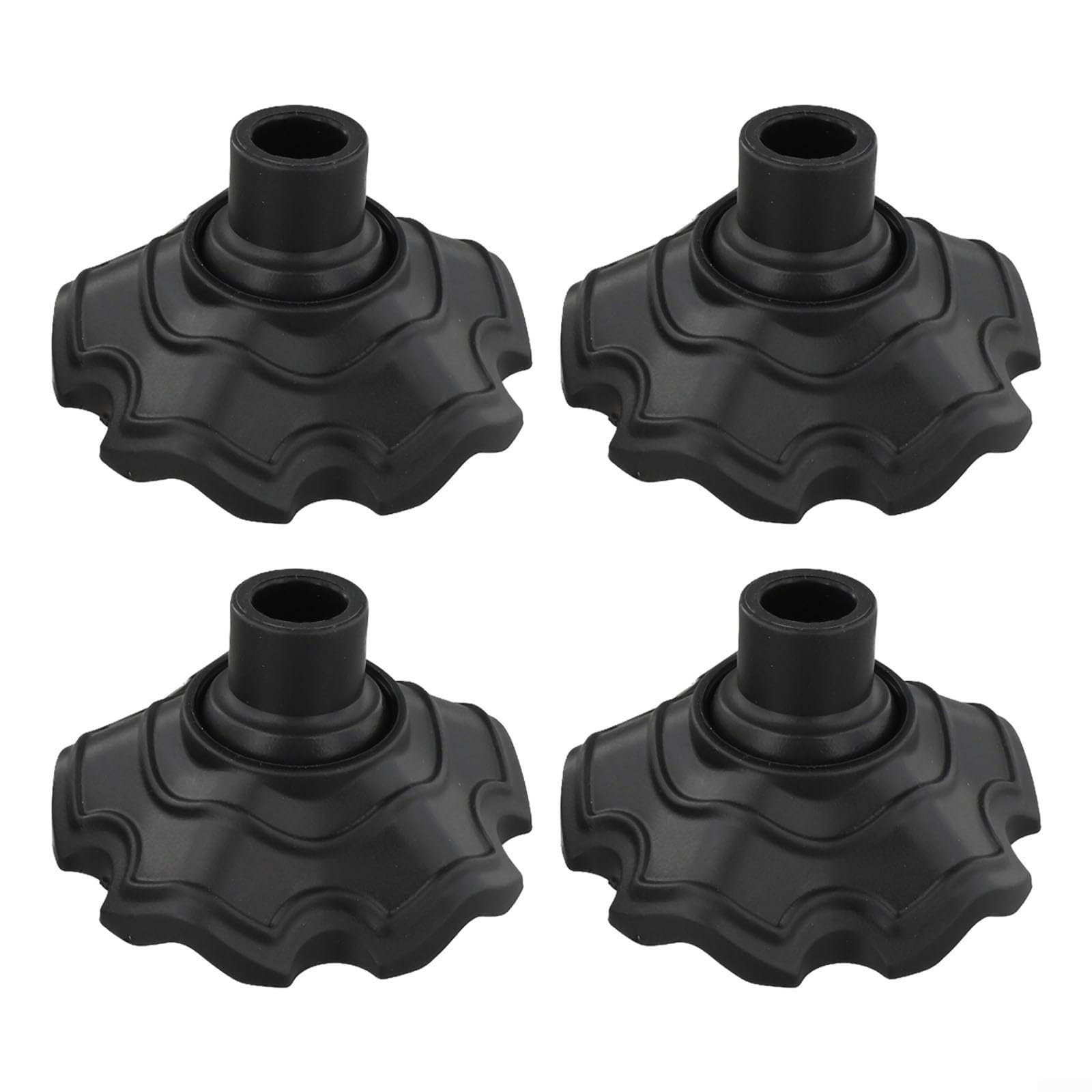 4pcs for Camping Chair Foot Pads, Non-Slip Plastic Leg Mats for Outdoor Folding Chairs, Anti-Sink Covers with Adjustable Angle Design, 3 Sizes Available(15mm)