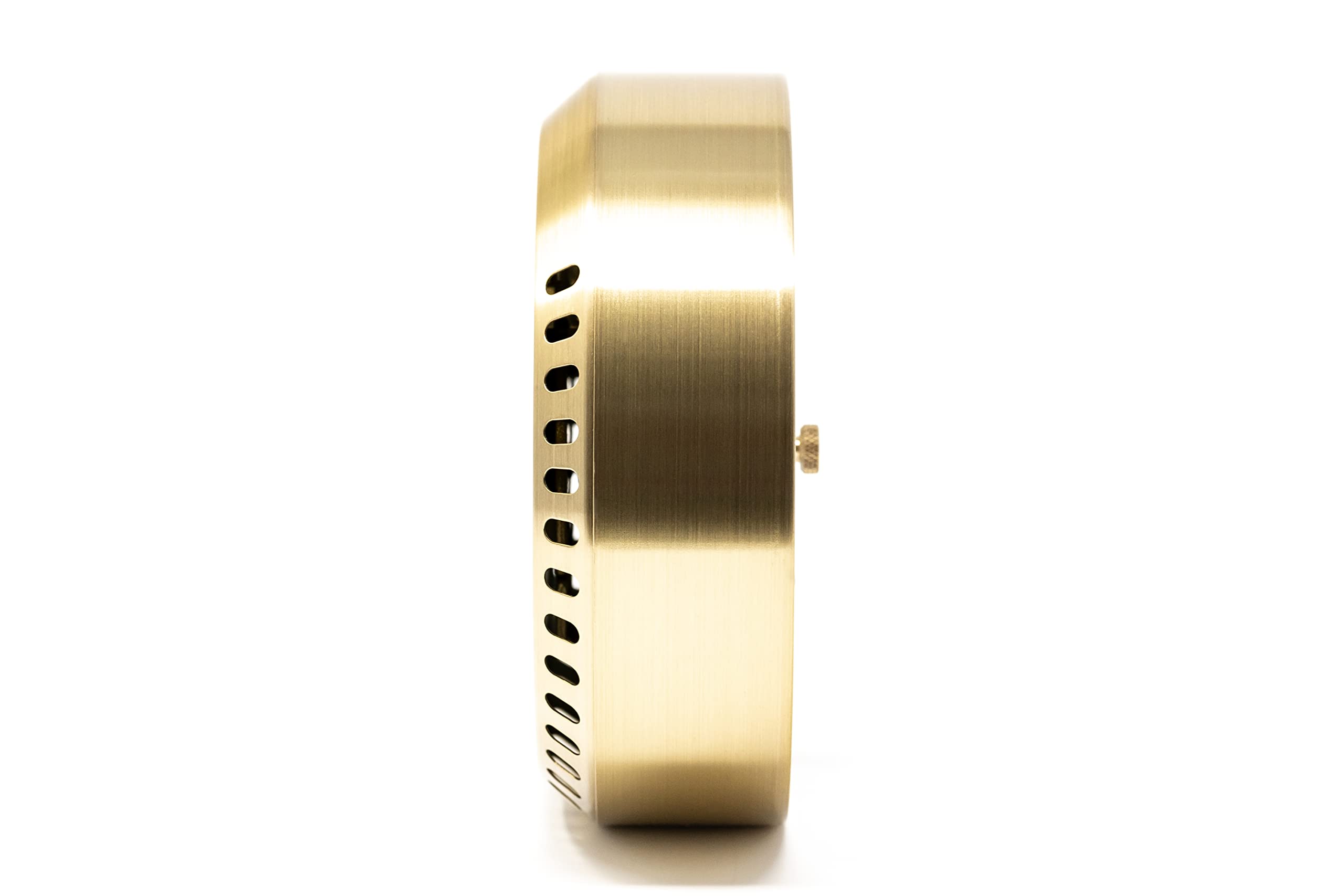 Fischer 1608B-45 - Barómetro POLAR, Latón cepillado, Diámetro 133 mm, precisión ±2 hPa