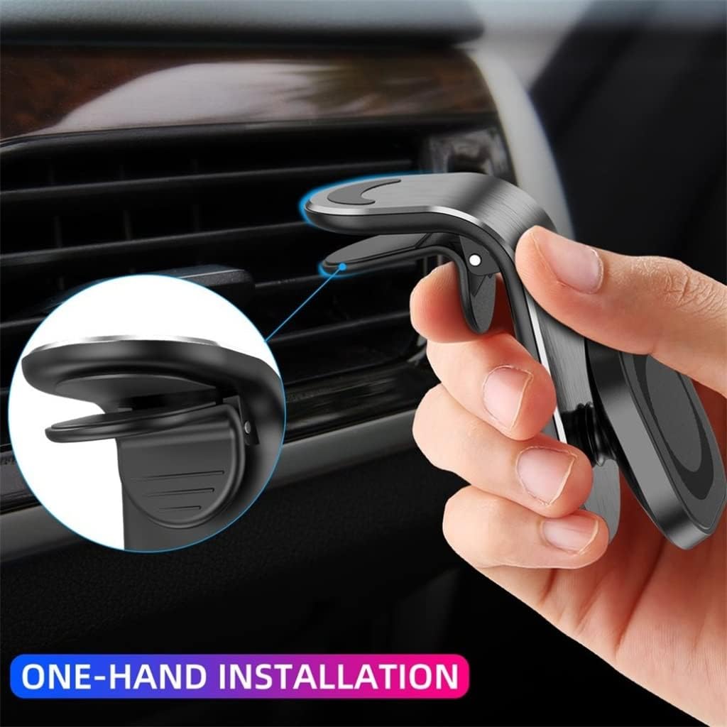 ventilation hole magnetic 360 degree rotating metal magnetic car phone holder practical durable car phone holder