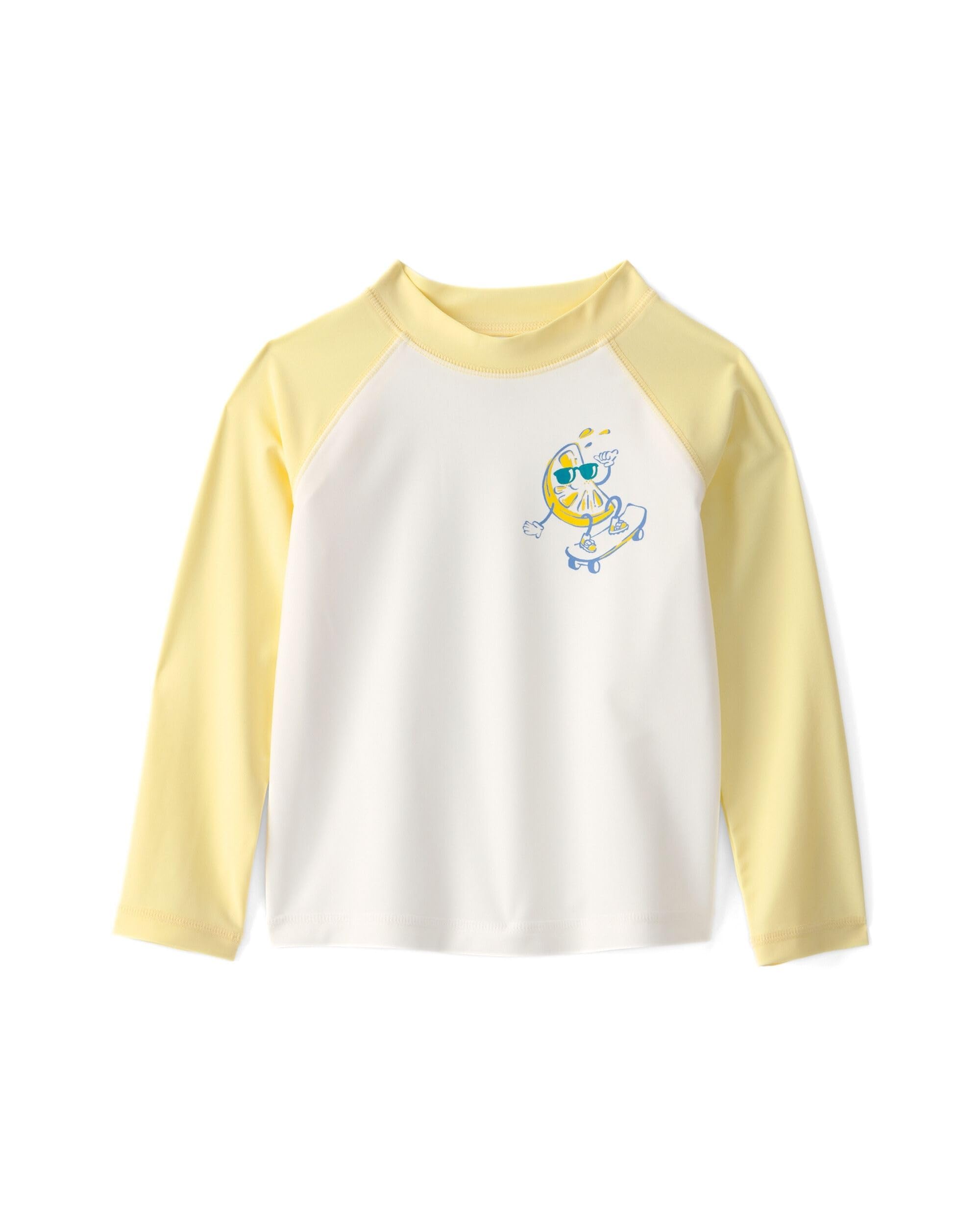 Carter's Boy Rashguard Swimwear | Short Sleeve for Kid Boys | Crew Neck Sun Protection Swim Top | Polyester and Elastane Fabric Swimwear for Boy_2U654310-image-37
