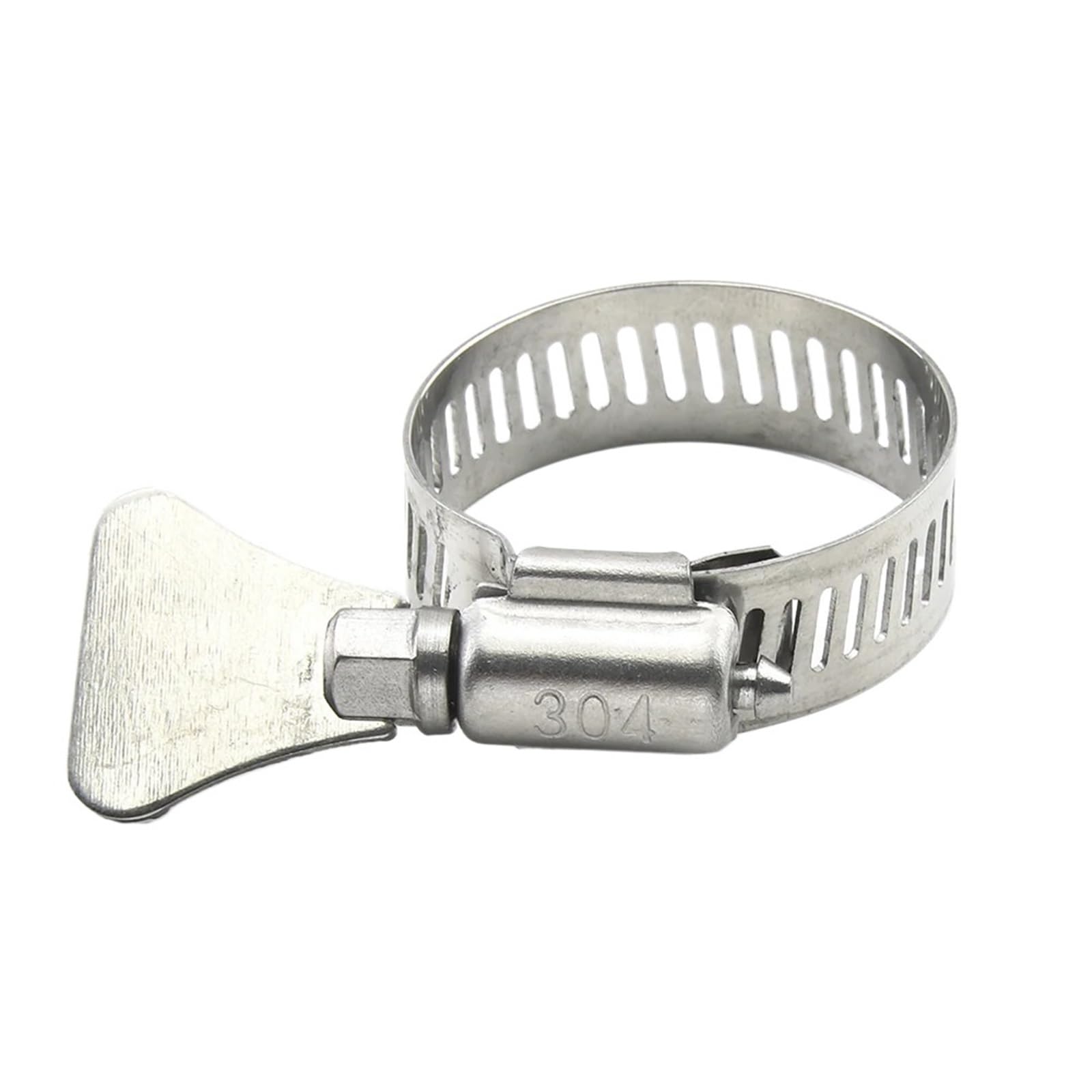 Hqycl One Color 2-10Pcs Worm Gear Hose Clamps 6-95Mm Adjustable Key Clamps Hose Clip Stainless Steel For Water Pipe Automotive Mechanical(65-89Mm 2Pcs)