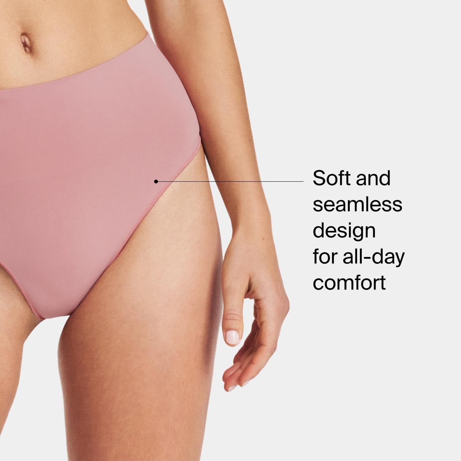 SPANX SPANXshape ExtraOrdinary - Perizoma modellante con compressione, intimo modellante da donna, misto tessuto di nylon riciclato, Rosa Camelia, 3X