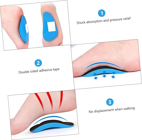 Miniatura 2 de Plantillas ortopédicas, 2 pares de almohadillas de suela de palma, almohadillas ortopédicas para zapatos, almohadilla de arco para soporte de arco,