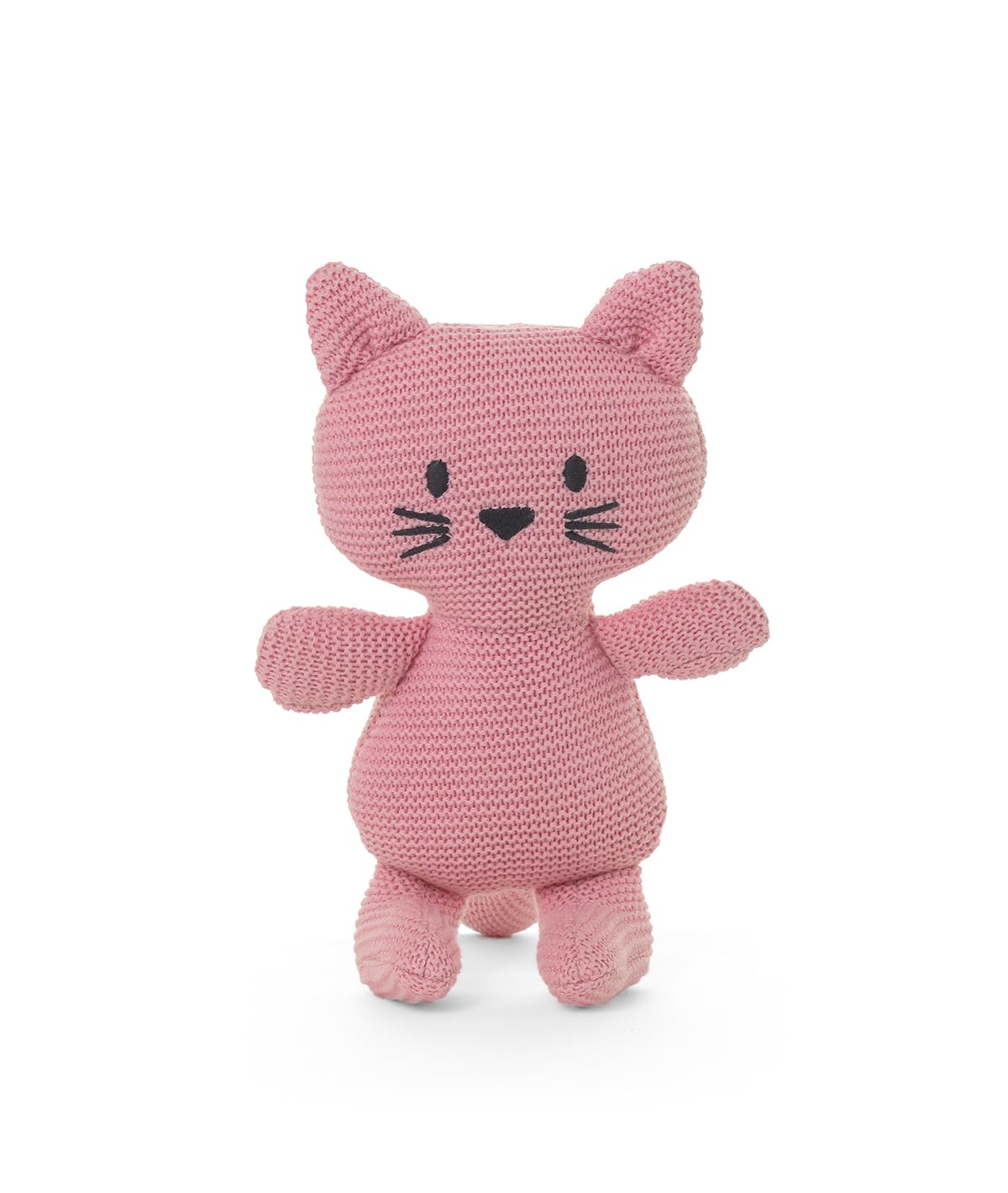 Pluchi Kitty Cat Cotton Knitted Stuffed Soft Toy (22x14cm) (Pink) (B0CLDDW9HP) Amazon Price History, Amazon Price Tracker