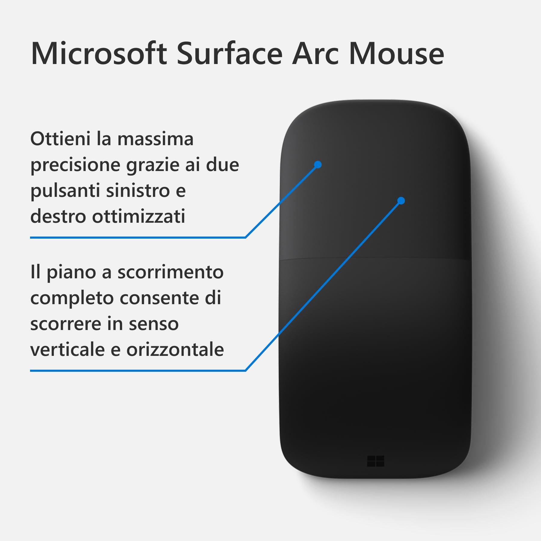 Microsoft Superficie Arco Mouse