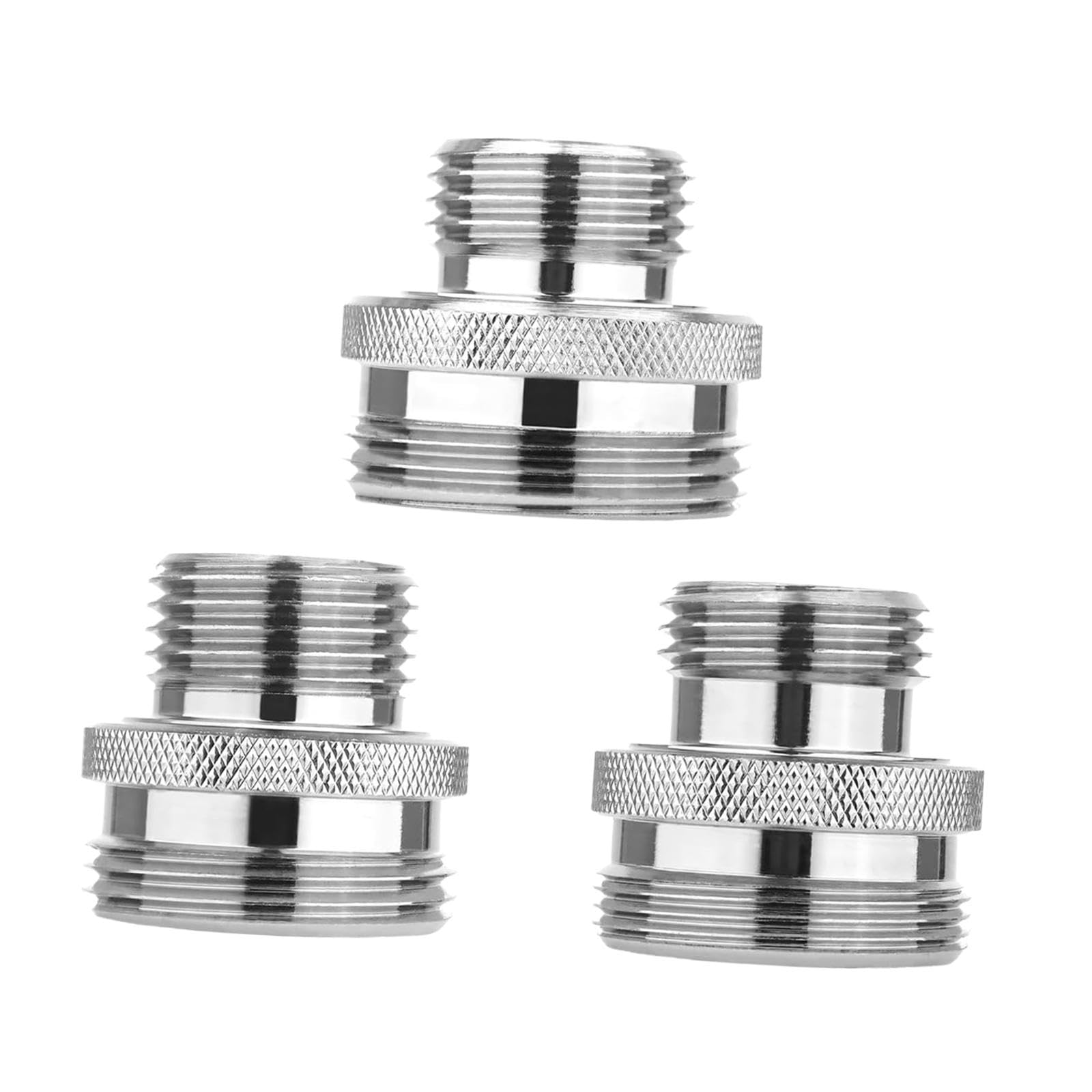 3 Piece Ball End Shower Arm Adapter Set Fittings Swivel Ball Adapter Converter