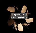 Aputure Accent B7C Smart Led Light Bulbs 7W RGBWW,TLCI 96+ CRI 95+ 2,000K-10,000K Adjustable 0-100% Stepless Dimming CCT/HSI/FX Mode App Control Built-in Battery/AC Power via E26/E27 Socket