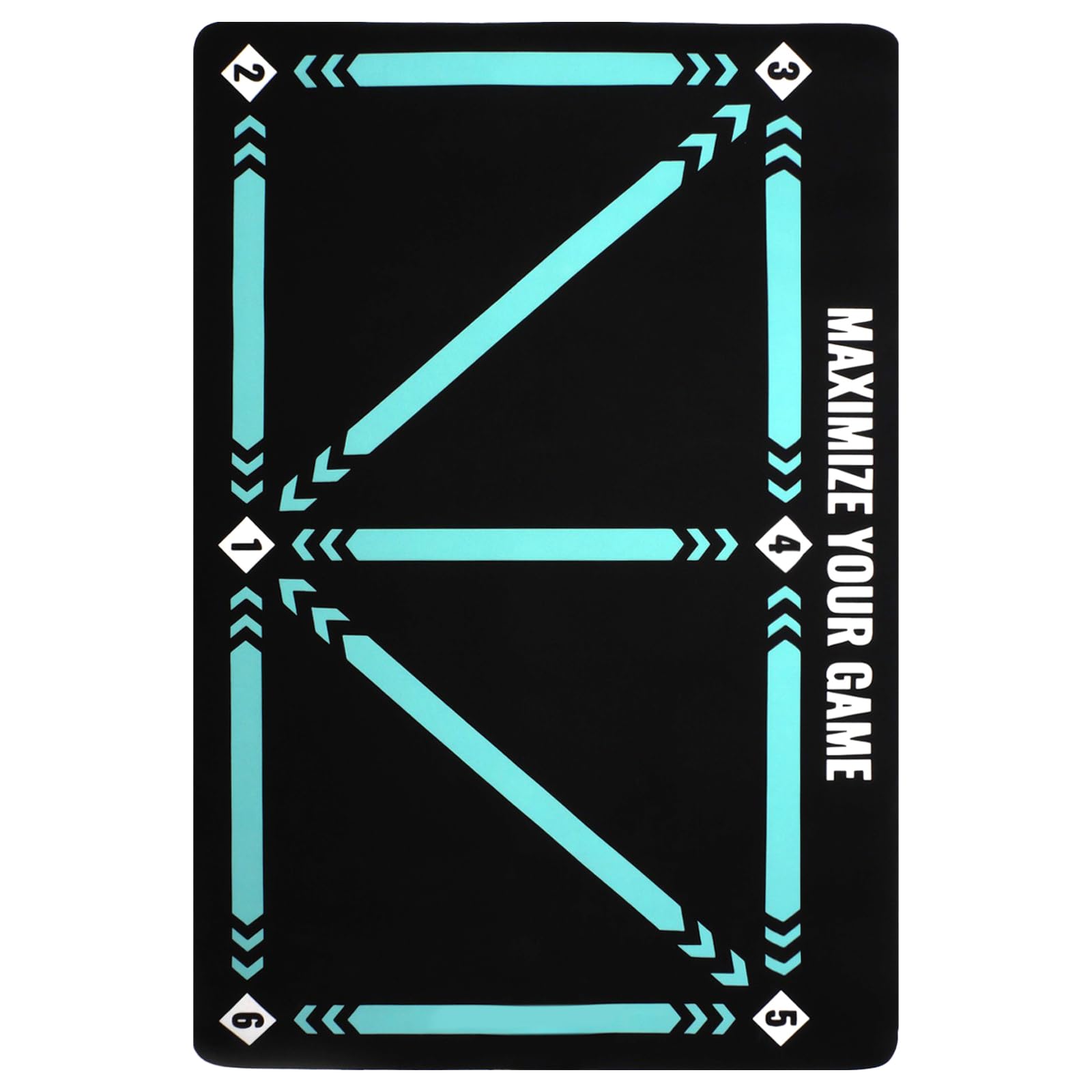 AyeVision Football Soccer Training Mat Footstep Training Carpet Anti-slip Agility Training Playing Field Equipment