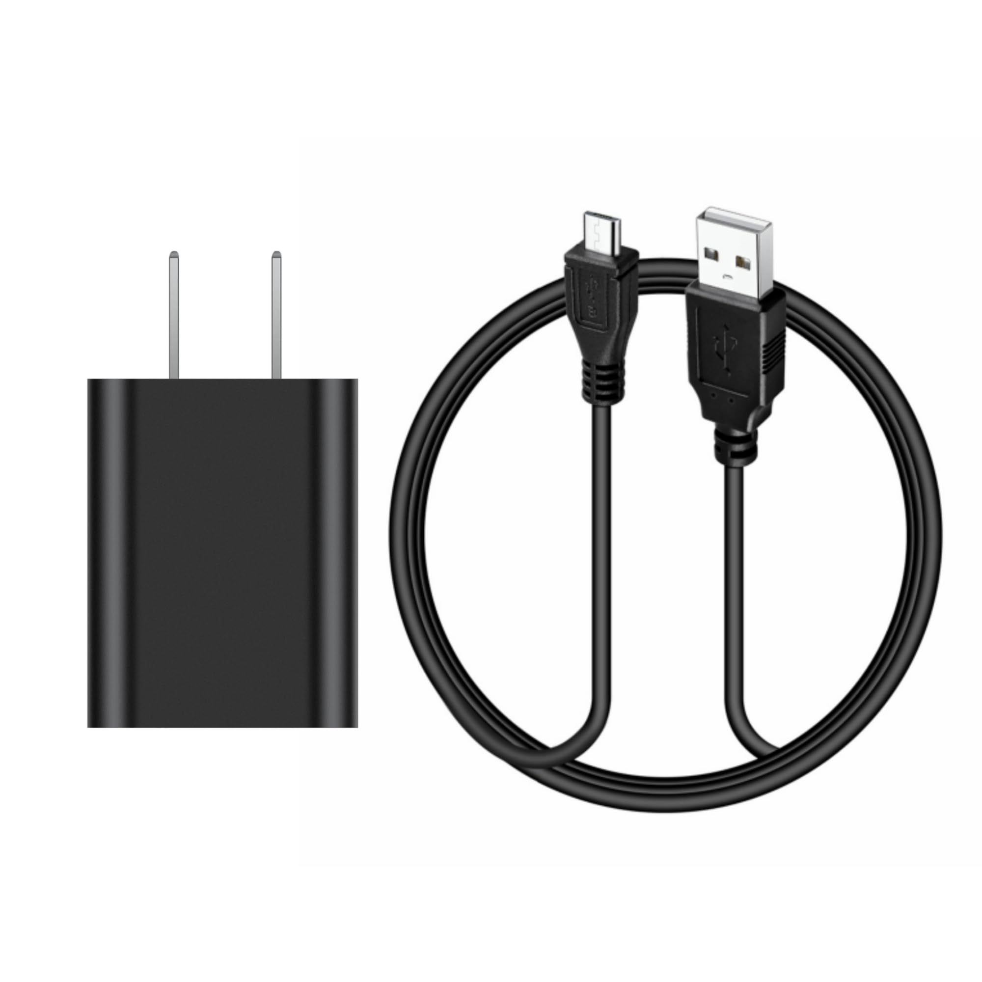 5V AC/DC Adapter + USB Charging Cable Cord Compatible with Bauer 20181F-B 20181FB 4V 1500mAh Lithium Li-ion Battery Cordless Staple Gun Stapler 57241