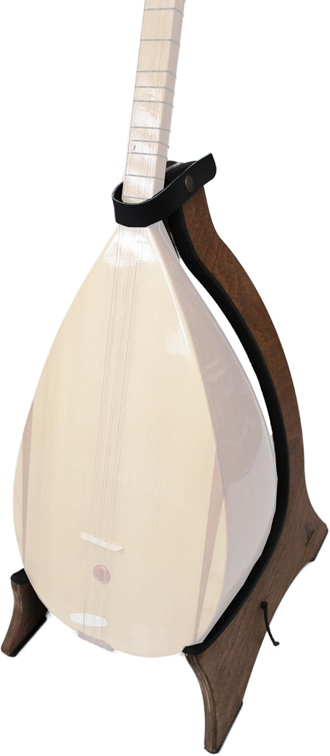 Wooden Stand for Bouzoukis, Mandolins, Baglamas and Saz - Chic Foldable Handcrafted in Turkey