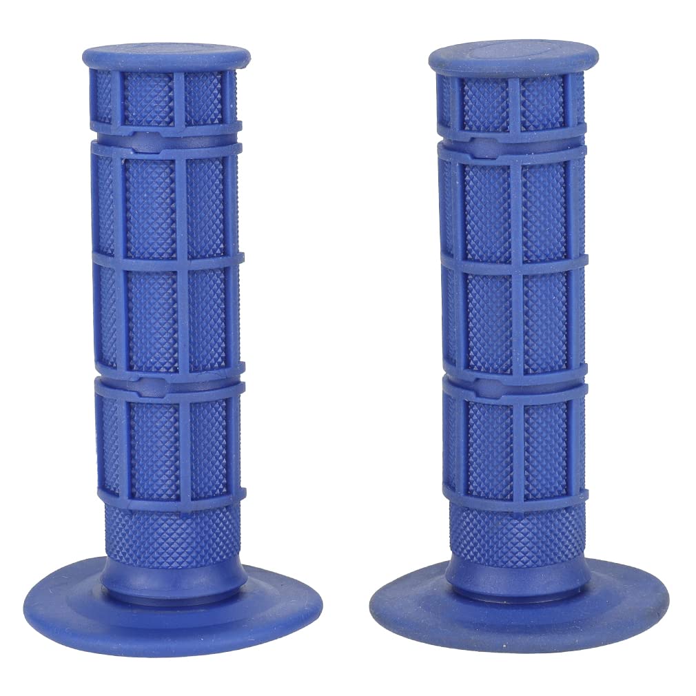 HIAORS 7/8 Inches Universal Motorcycle Grips Hand Grips for CRF50 CRF125 YZ80 YZ85 YZ125 YZ250 YZ426F 450F KLX110 TTR125 SSR125 Pit Dirt Bike Off Road Motorcycle Parts Blue
