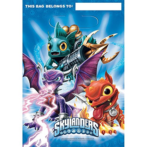 Amscan Skylanders Plastic Treat Bags (8)
