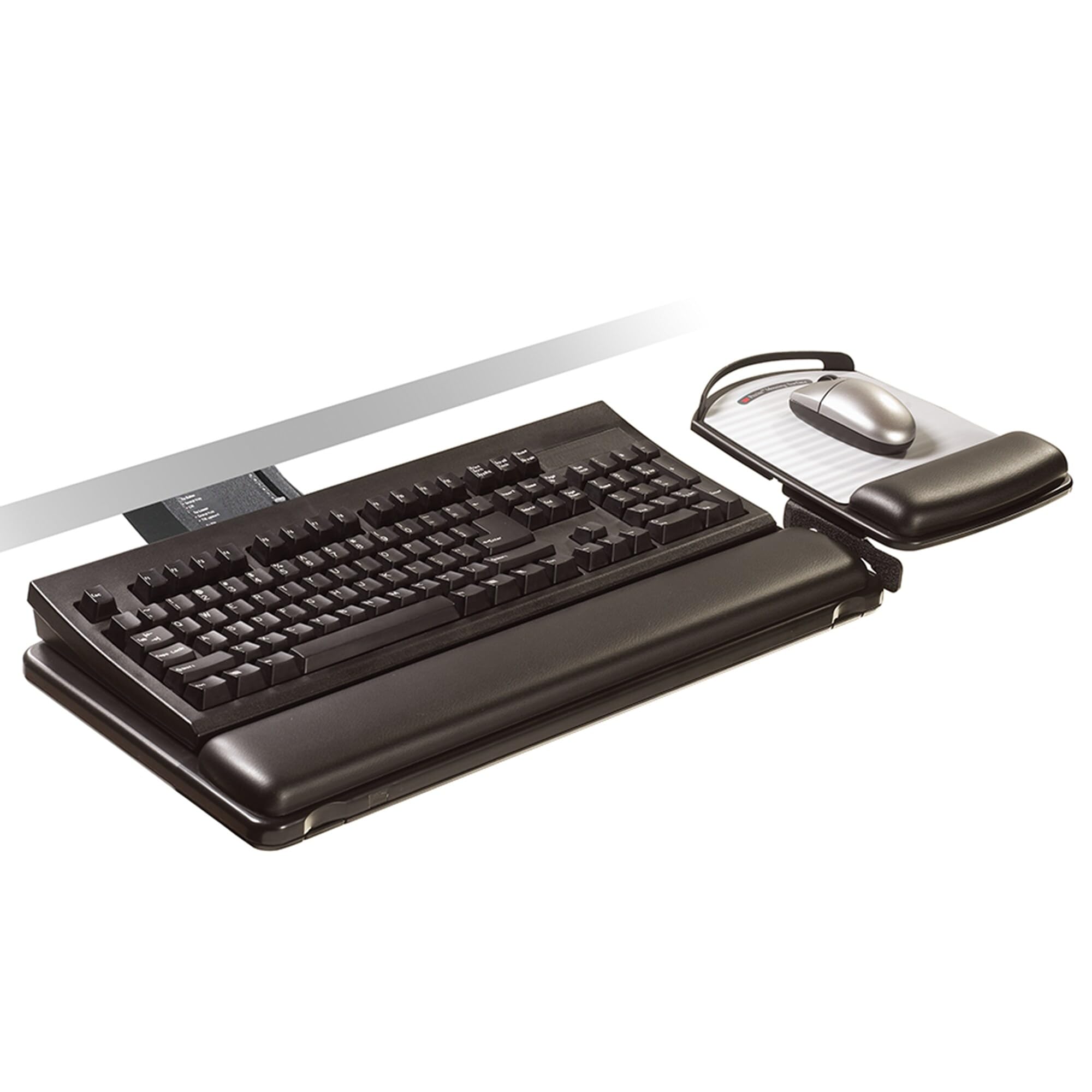 Amazon.com: 3M Sit/Stand Easy Adjust Keyboard Tray with Adjustable
