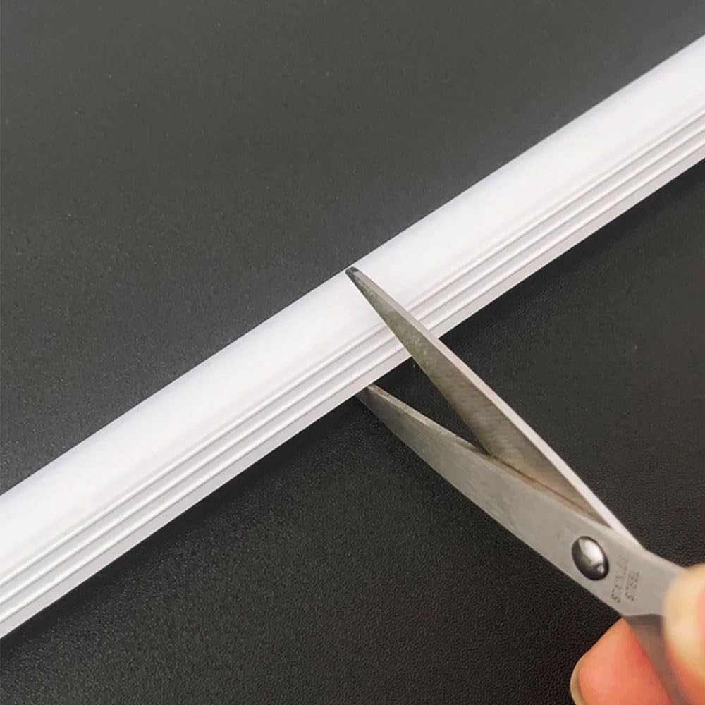 LED-Neon-Silikon-Diffusorrohr – individuelle Längen, lichtblockierend, weich, biegbar, 1 Stück(White,F2020-3meters)