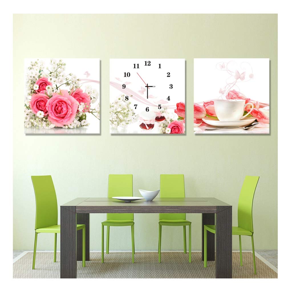 Buy TB Quiet Giant Digital Wall Clock, Nonticking Bedroom Living Room