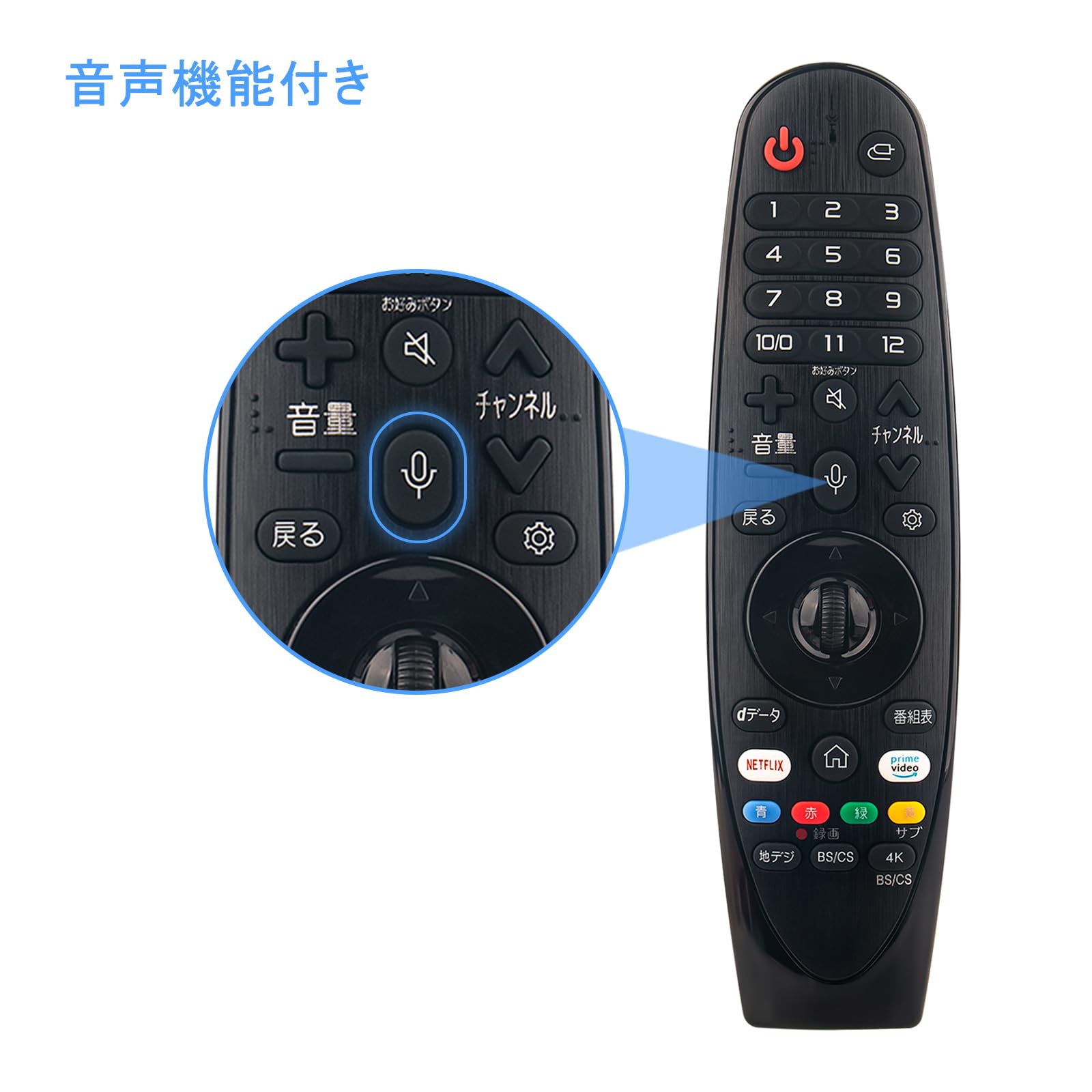 Amazon | テレビリモコン AN-MR19BA MR21GB 音声検索対応 fit for LG