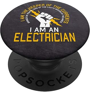 Electrician Pop socket Lineman PopSockets PopGrip: Swappable Grip for Phones & Tablets
