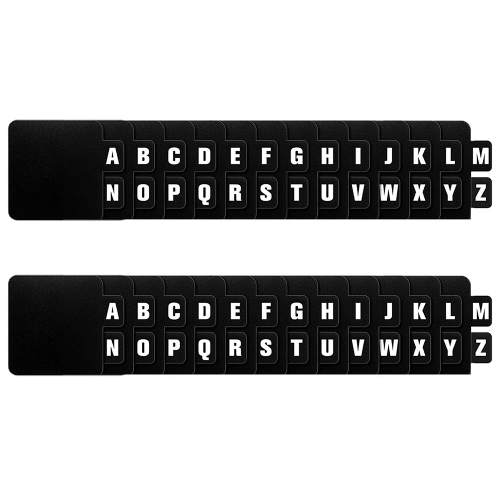Geroosaty 52 Pcs Vinyl Record Dividers DVD Alphabetical Dividers A-Z Alphabetical Dividers Vinyl Record Organizer with Alphabet