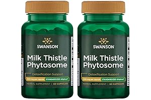 Swanson Milk Thistle 600mg 120 Capsules