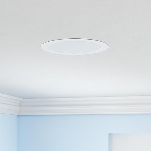 Vista 44 de zouzai - 12 luces LED empotrables ultrafinas de 4 pulgadas 6000K con caja de conexiones, 9 W, 810LM regulable, alto brillo Ra>85, certificado ETL