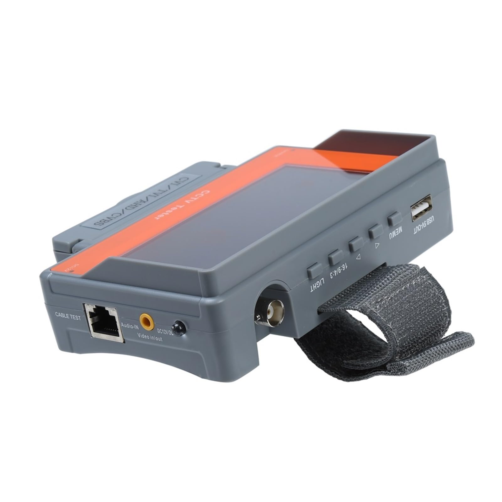 Tester Portatile per Fotocamere, 5MP AHD/CVI/TVI CVBS CCTV Tester Telecamere CCTV Tester Built-in 3.7V 4000mA Li Batteria AHD Tester for Telecamera Mini Monitor Test di Videosorveglianza