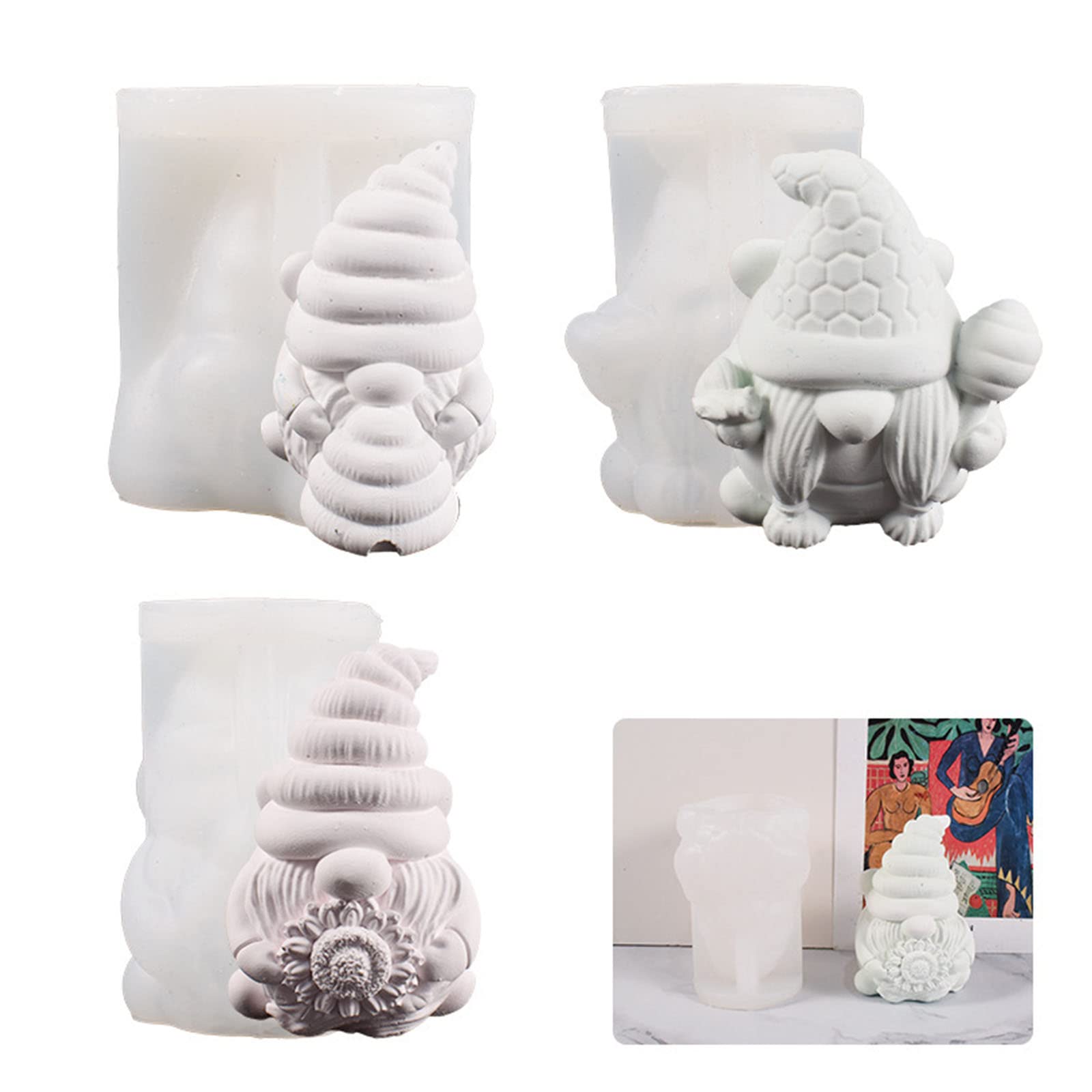 Stampo in silicone a forma di gatto carino, per realizzare sapone e resina - Italia