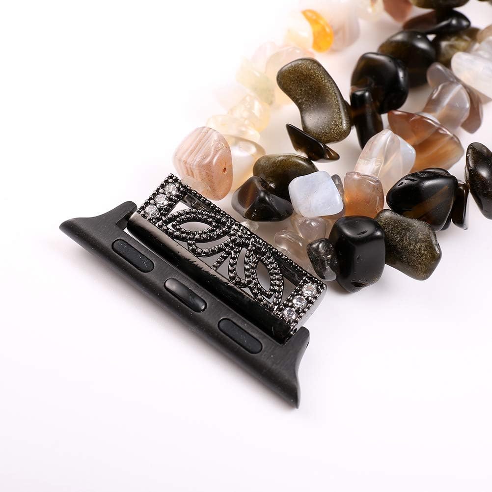 Lіmіtеd Stосk ZOOZOOT Compatible with Apple Watch Band 44mm 40mm 42mm 38mm, Jewelry Bracelet Natural Stone Beaded iWatch Bands Strap Replacement Wristband Watchbands for Iwatch Series SE/6/5/4/3/2/1 Flаѕh Dеаlѕ - 40% оƒƒ ZOOZOOT Compatible with Apple Watch Band 44mm 40mm 42mm 38mm, Jewelry Bracelet Natural Stone Beaded iWatch Bands Strap Replacement Wristband Watchbands for Iwatch Series SE/6/5/4/3/2/1