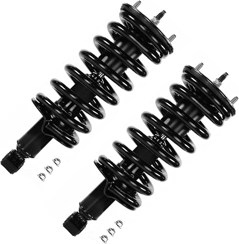 Miniatura 344 de Detroit Axle - Amortiguadores RWD para Chrysler 300 Dodge Magnum 06-10 Charger 05-10, 2006 2007 2008 2009 2010 Completo 2 puntales delanteros con