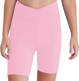 Runhomal Color Pure Pantalones Cortos Deportivos Niño Niña Cintura Frontal V Compacto Natación Yoga Ejercicio Físico Golpeando Medias