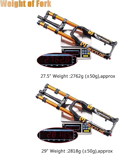 Miniatura 10 de BUCKLOS Horquilla de suspensión de aire cuesta abajo 27.529 0.591 x 4.331 in Boost Tapered, Travel 7.087 in 1.417 in Tubo interior a través del eje