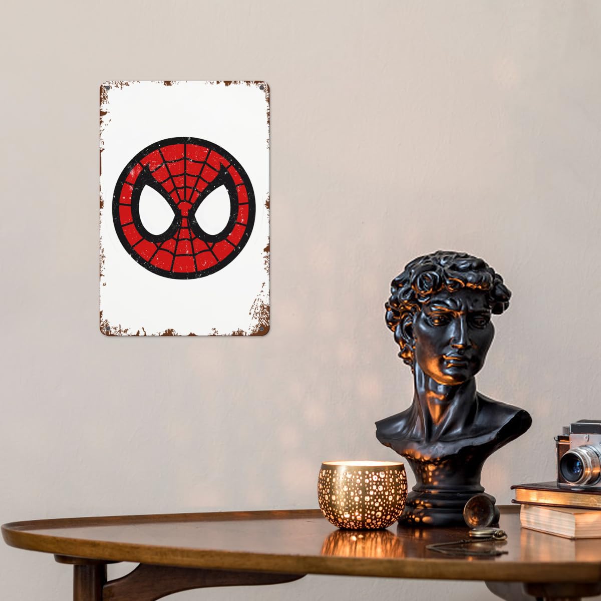 Amazon.co.jp: スパイダーマン ブリキ 看板 ブリキの絵 装飾鉄絵