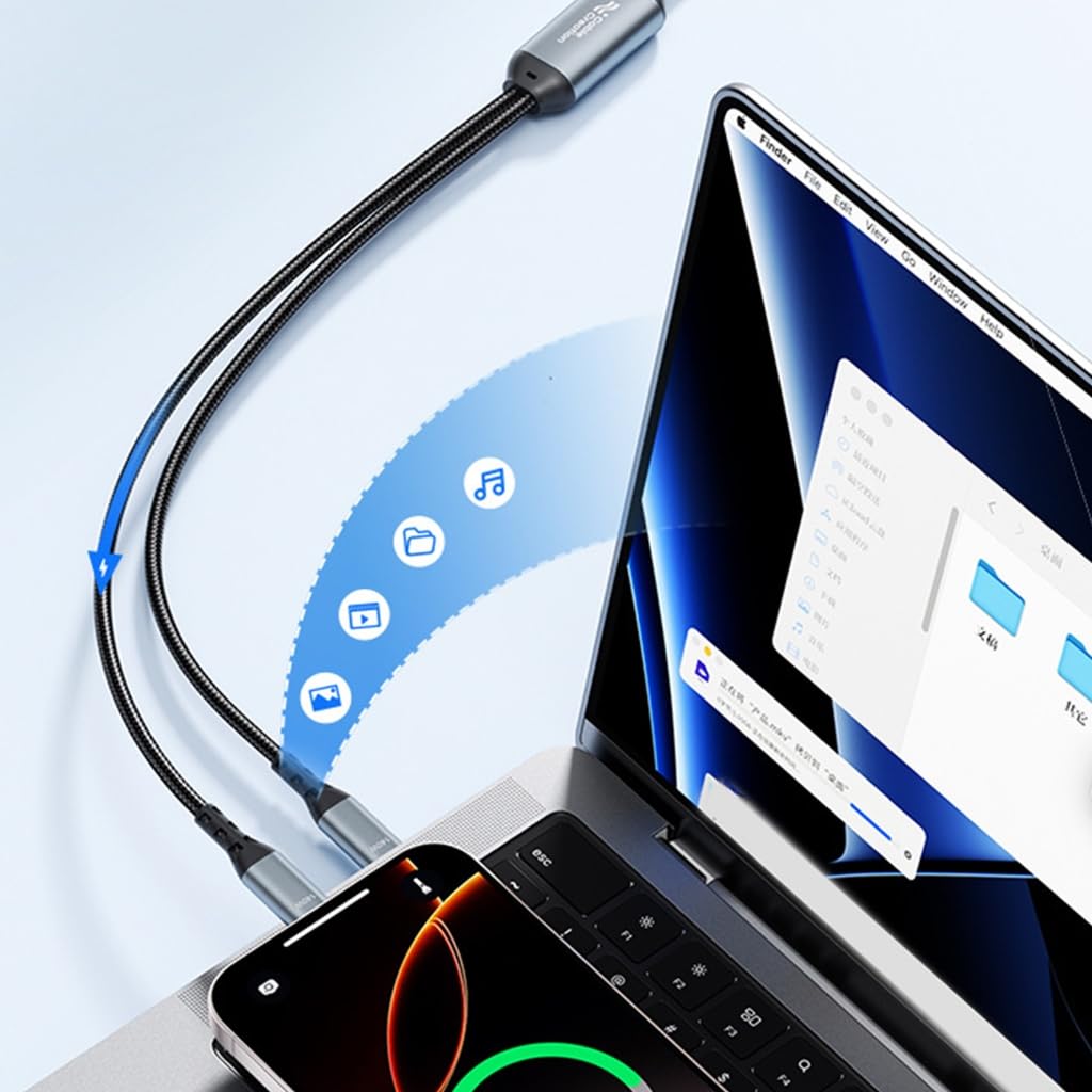 Cavo di ricarica veloce PD140W Cavo USB C 480Mbps Cavo di trasferimento dati ad alta velocità