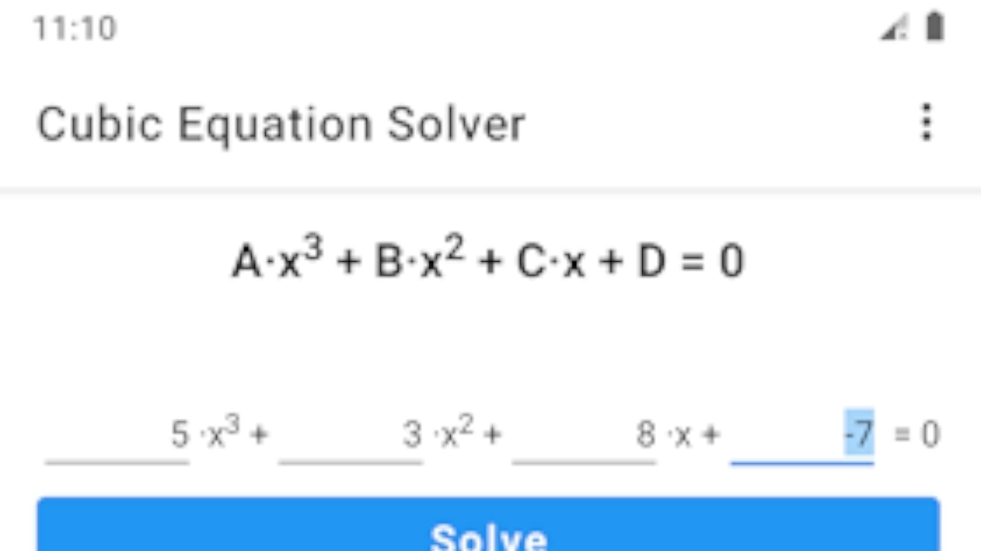 Cubic Equation Solver - Solve cubic equations easily! - App on Amazon ...