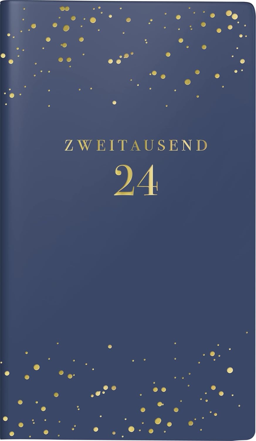rido/idé Weekly Calendar "Starry Night" Model Pocket Planner 2024 2 Pages = 1 Week Sheet Size 8.7 x 15.3 cm Dark Blue