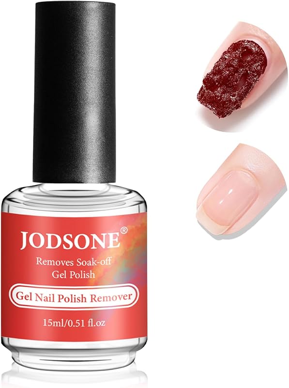 Quitaesmalte de uñas de gel JODSONE, removedor de esmalte de uñas de gel rápido, removedor de gel de 3-5 minutos para uñas