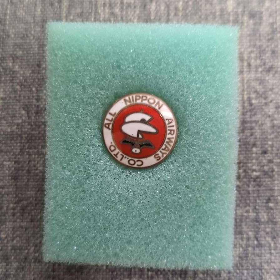 ANA 純正　社章　ピンバッジ ANA 純正社章ピンバッジ