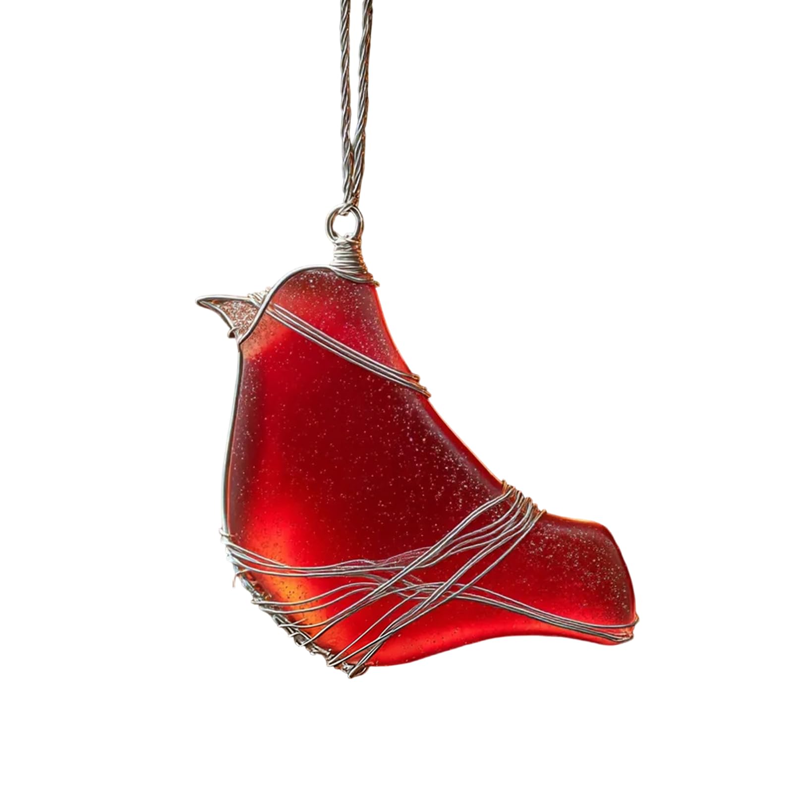 Bird Ornament for Christmas Tree, Handcrafted Holiday Decoration, Bird Watcher Collections Memorials Gift Acrylic Ornament for Christmas Tree