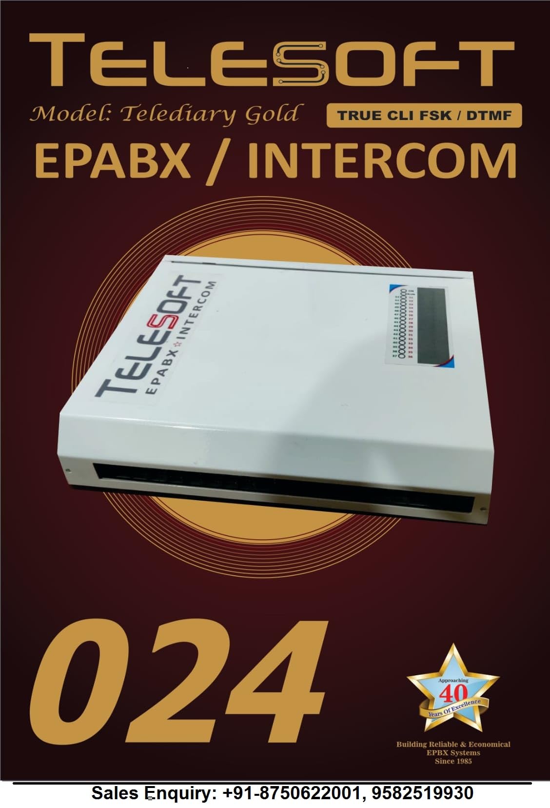 TDX-024 24 Line Pure Intercom System, Wired Internal Telephone Exchange Unit, Multi Extension Voice Communication System for Office, Hotel, Factory, Warehouse, School and Business Use-image-39