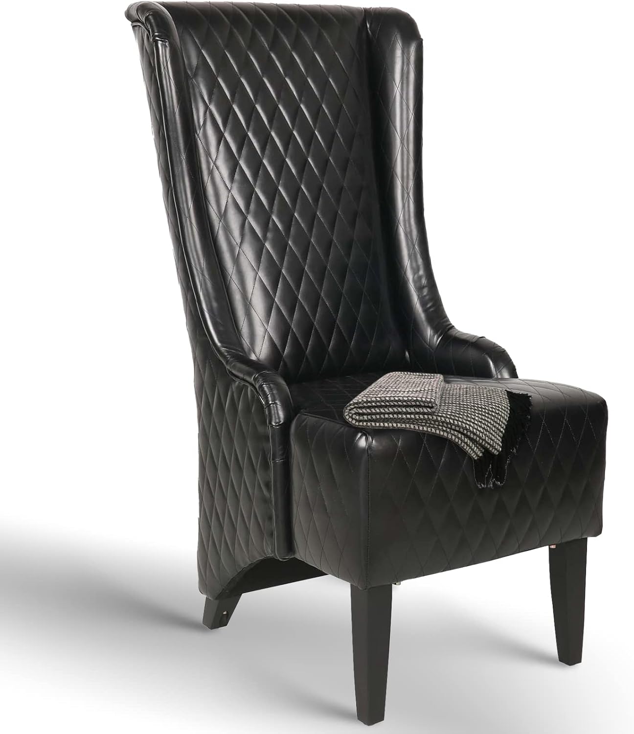 ME2 22" W Luxury Leather Chair for Dining Room High Back