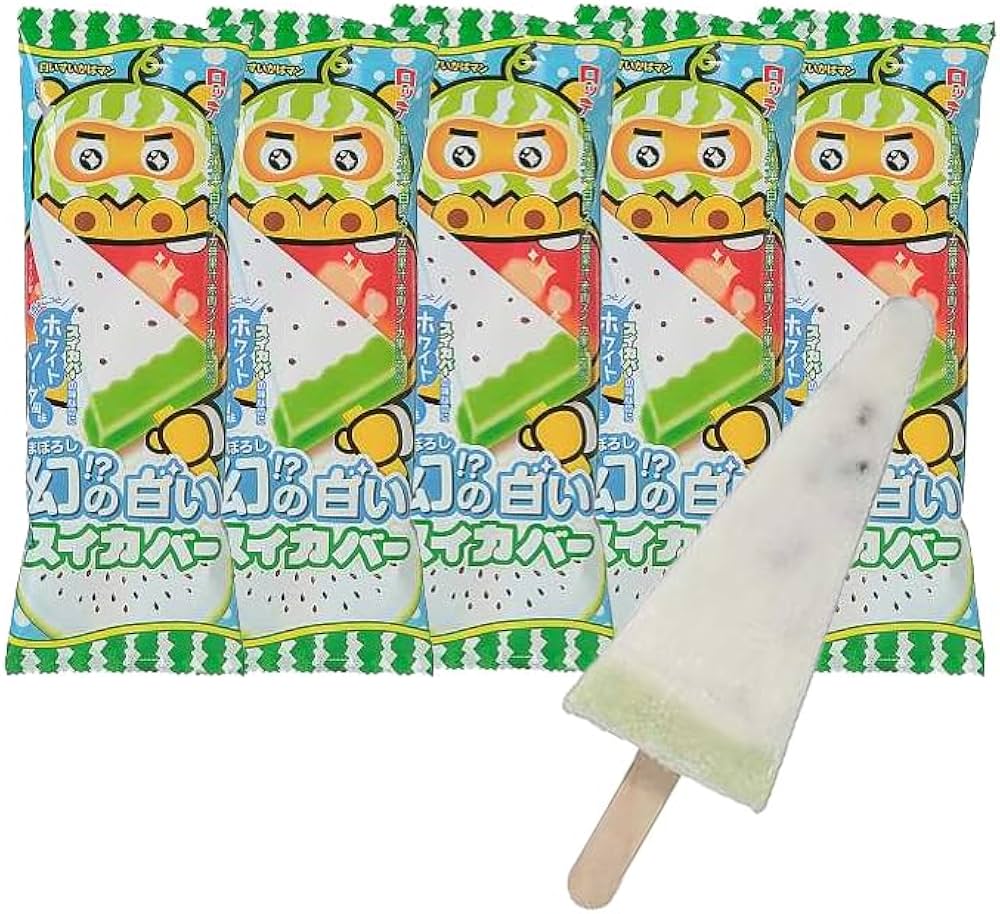 Amazon.co.jp: 幻!?の白いスイカバー ×5本 スイカバー アイス アイス Amazon.co.jp: 幻!?の白いスイカバー ×5本 スイカバー アイス アイス