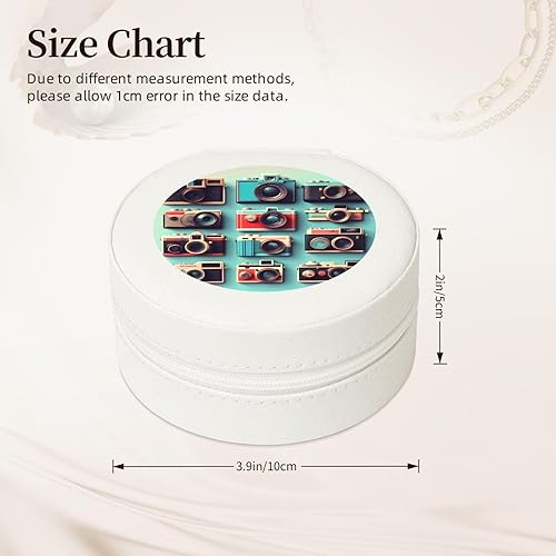 Miniatura 2 de Retro Cool Camera Collection - Joyero de viaje compacto y elegante, organizador y caja de anillo de compromiso