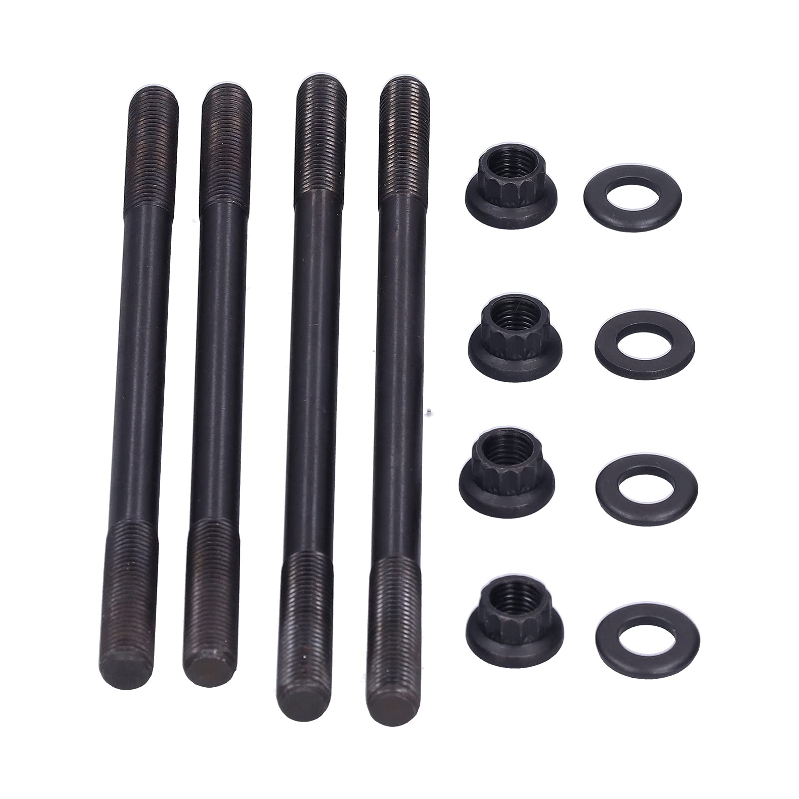 Kit bulloni prigionieri testata cilindro per moto Set dadi bulloni testata motore di precisione lavorati a CNC per carichi pesanti per tipi di carburatori YFZ450 2004 2014 Acciaio