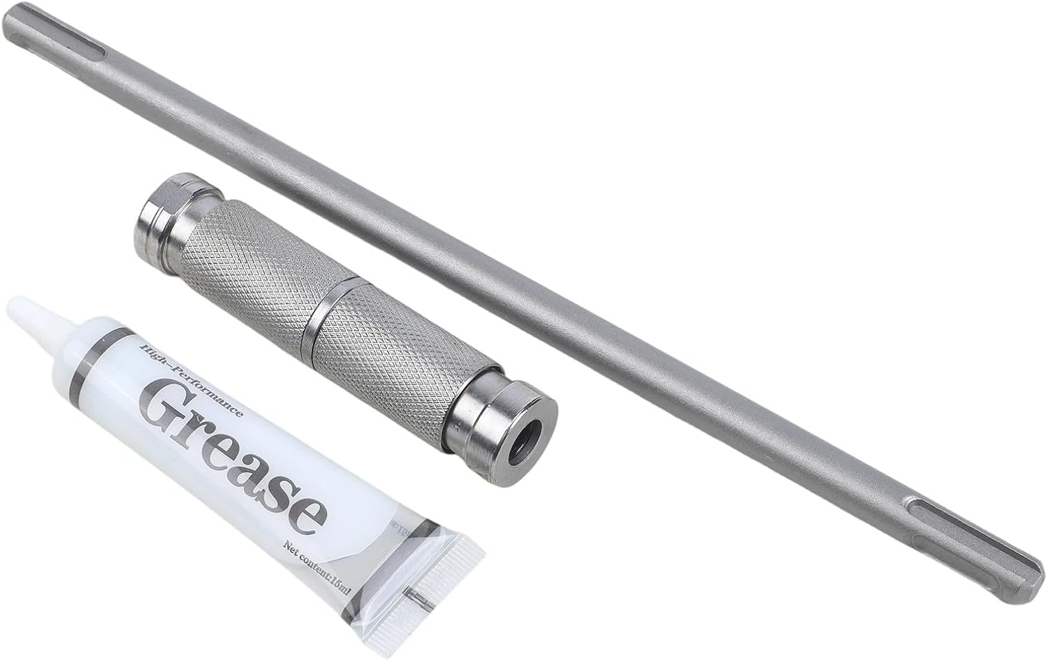 Drills Extension Rod With Quick Release Adapter For SDS Plus For Rotary Hammer Drill, Knurled Treatment,26cm