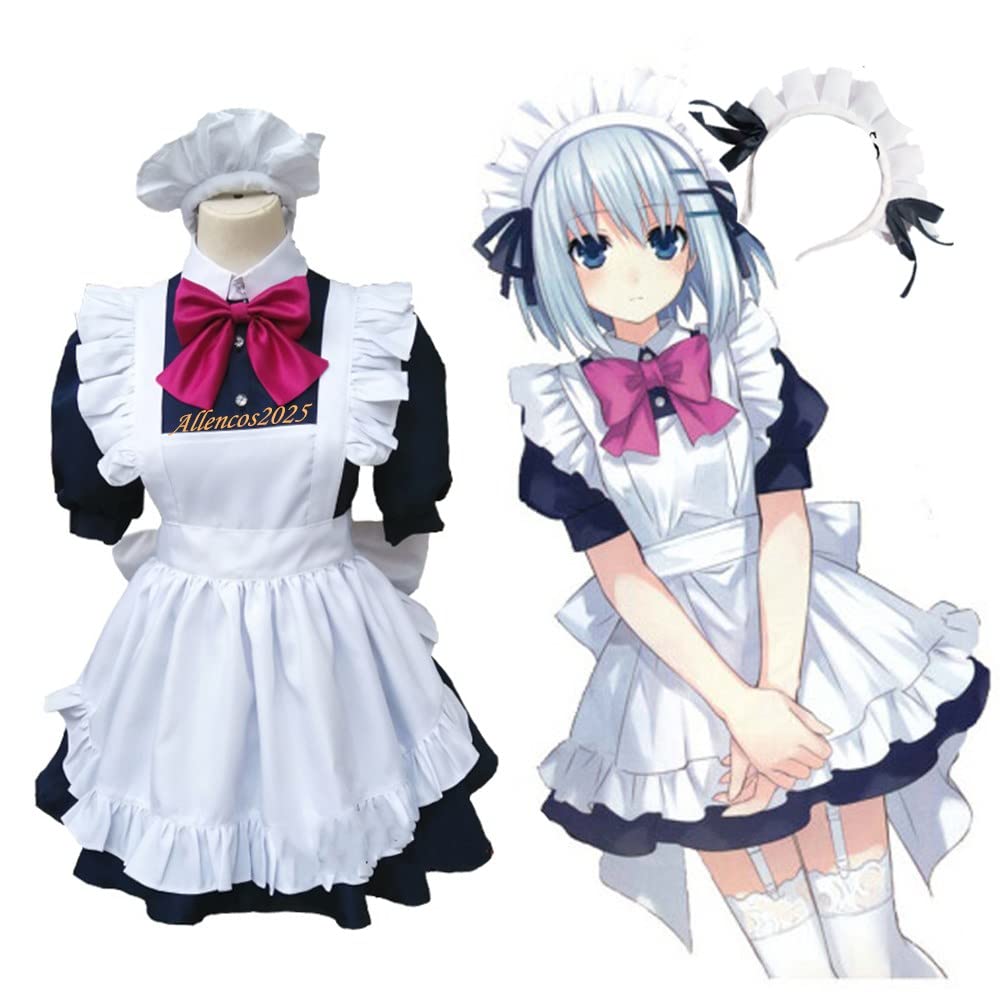 Amazon.co.jp: [HJMAX] 鳶一折紙 メイド服 コスプレ 衣装 (女
