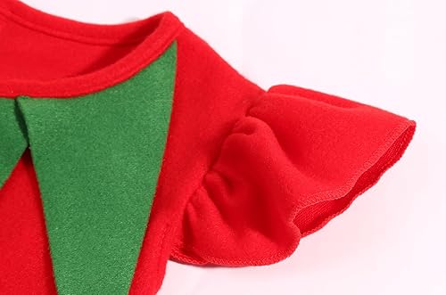 Miniatura 4 de Costumerry Disfraz de elfo para niñas, vestido de elfo para Navidad