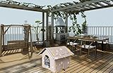 NSXIN Katzenhaus Draußen Winterfest Wasserdicht Katzenhöhle, Faltbares Outdoor Isoliert Hundehöhle Große Katzen Outdoor Pet House, Waschbar Wetterfest Kuschelhöhle Tierheim Für Streuner Haustiere (S)
