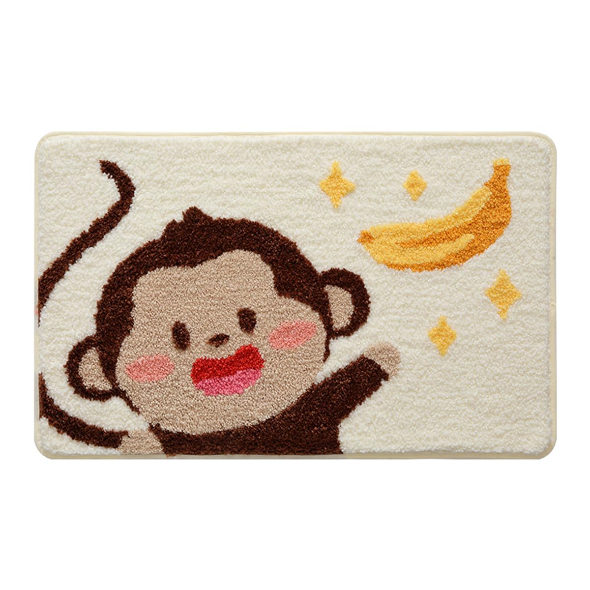 Ankah Animal Bath Mat, Cute Cartoon Bathroom Rug, Comfort Rug, Extra Absorbent Soft, Quickly Dry, Machine Washable Bath Rug Carpet for Toilet Bathtub