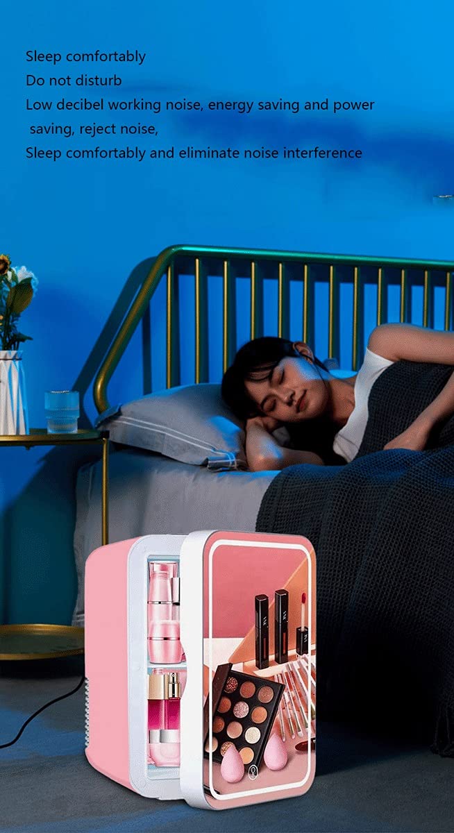 Mini refrigerador portátil compacto de 6 litros que enfría y calienta, sistema termoeléctrico CA/CC, ideal para oficina y coche, 12 V/24 V (color: A, tamaño: 24 V/110/220 V)